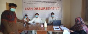 Cash Distribution among Covid 19 affectees of Balochistan under World Food Programme